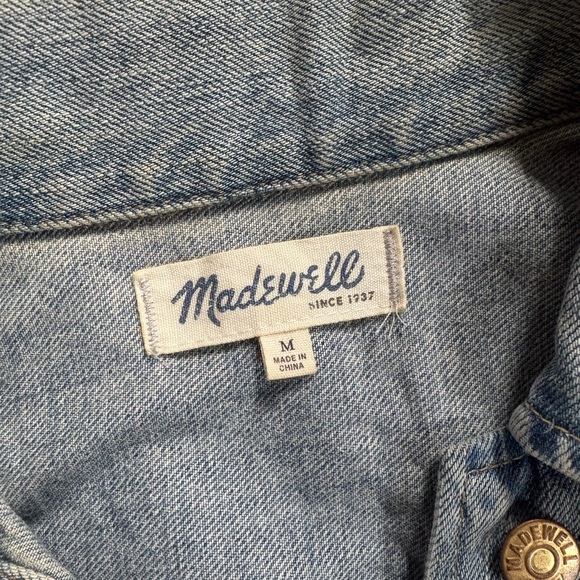 Madewell 2014 Denim Vest with Button Closure - Picture 4 of 5